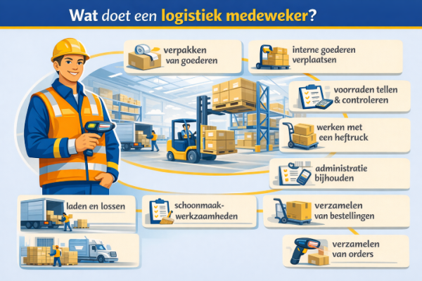 Alles over het beroep logistiek medewerker Wat doet een logistiek medewerker